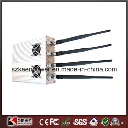 Adjustable High Power Cell Phone Jammer GPS Blocker 25 Meters